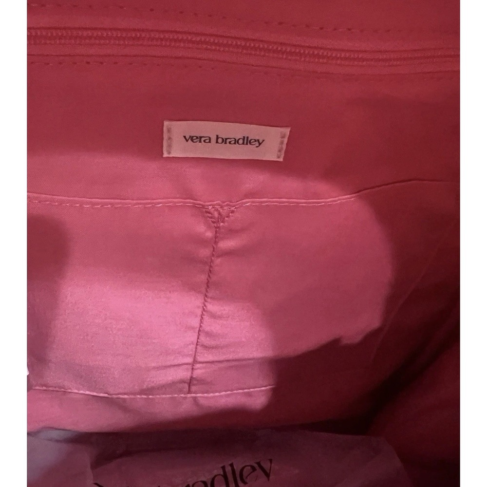 Vera Bradley Essential Large Backpack Capri Pink Carry On Travel Work School NWT - Picture 5 of 5